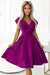 Fuchsia Brocade Scarlett Evening Gown by Numoco