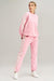 Cozy Striped Tracksuit Set with Coordinating Sweatshirt and Pants