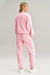 Cozy Striped Tracksuit Set with Coordinating Sweatshirt and Pants