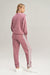 Cozy Striped Tracksuit Set with Coordinating Sweatshirt and Pants