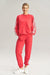 Cozy Striped Tracksuit Set with Coordinating Sweatshirt and Pants