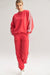 Cozy Striped Tracksuit Set with Coordinating Sweatshirt and Pants