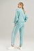 Cozy Striped Tracksuit Set with Coordinating Sweatshirt and Pants