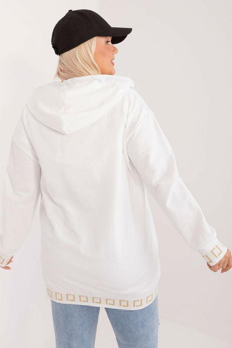 Chic Plus Size Cotton Zip-Up Hoodie