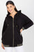 Chic Plus Size Cotton Zip-Up Hoodie