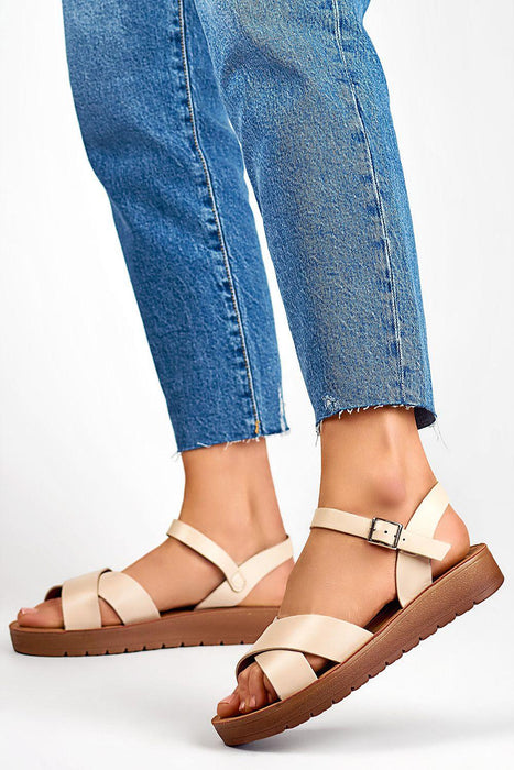 Stylish Eco-Conscious Flat Platform Sandals