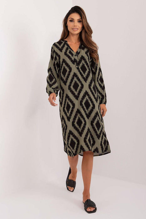 Stylish Eco-Conscious Asymmetrical Viscose Shirt Dress