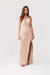 Elegant Lamelia Open Back Evening Maxi Dress by Roco Fashion