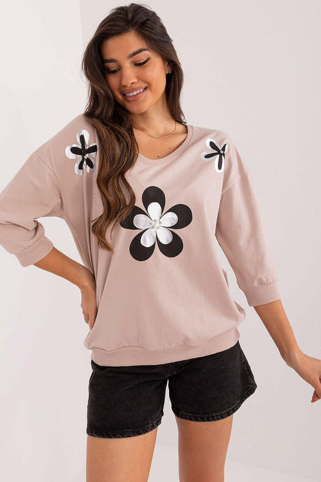 Chic Cotton Spandex Blouse