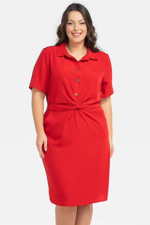 Elegant Plus Size Kyoto Business Dress by Karko