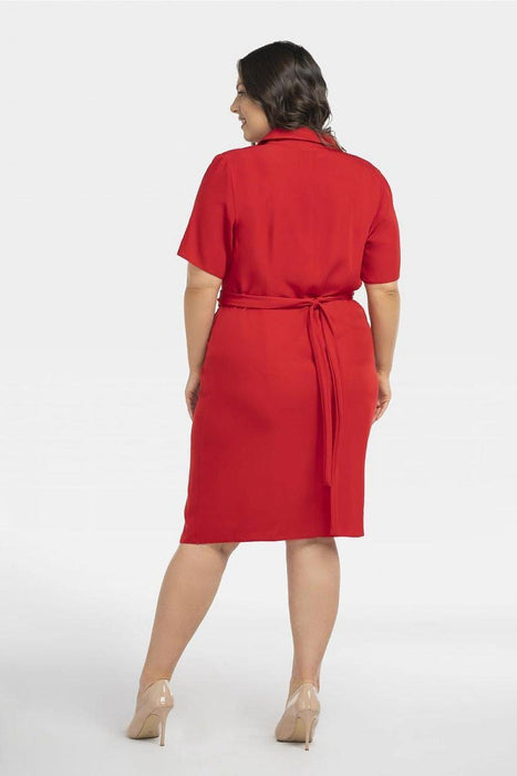 Chic Plus Size Kyoto Office Dress by Karko