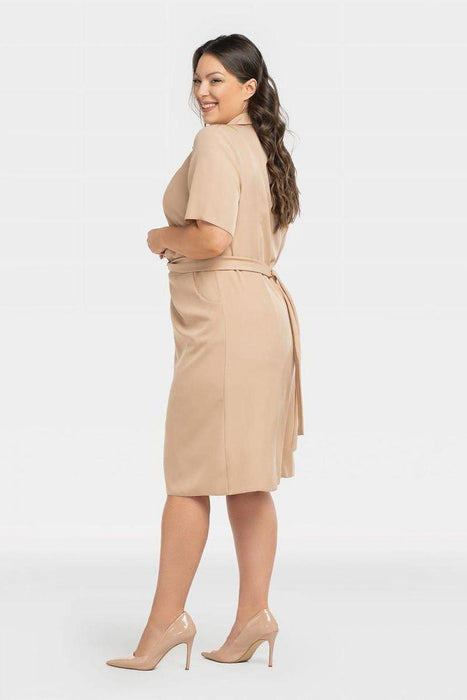 Chic Plus Size Kyoto Office Dress by Karko