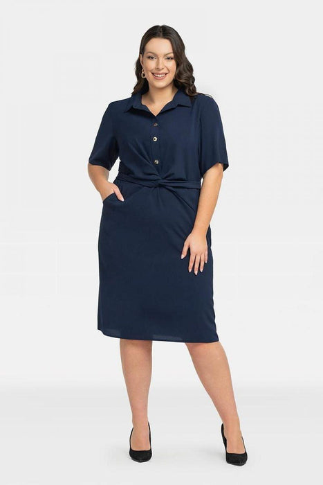 Chic Plus Size Kyoto Office Dress by Karko