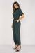 Elegant Waist-Enhancing Jumpsuit with Timeless Collar