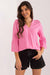 Elegant Eco-Friendly Viscose Blouse with Stylish Stand-Up Collar