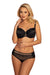 Chic Embroidered Comfort Bra with Breathable Mesh Back and Customizable Straps