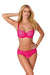 Elegant Fuchsia Lace Balconette Bra from the Vena Collection