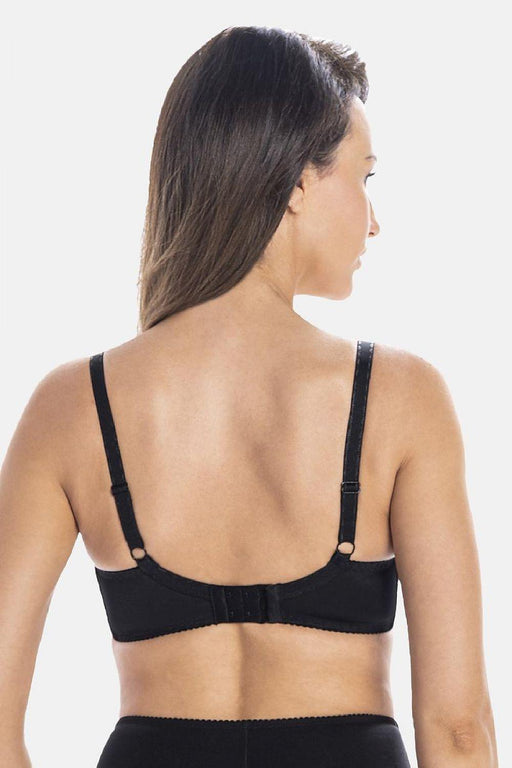 Chic Black Underwired Padded Bra - Effortless Comfort and Style