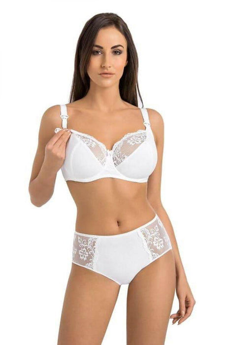 Luxe Lace Cotton Nursing Bra for Comfort and Style