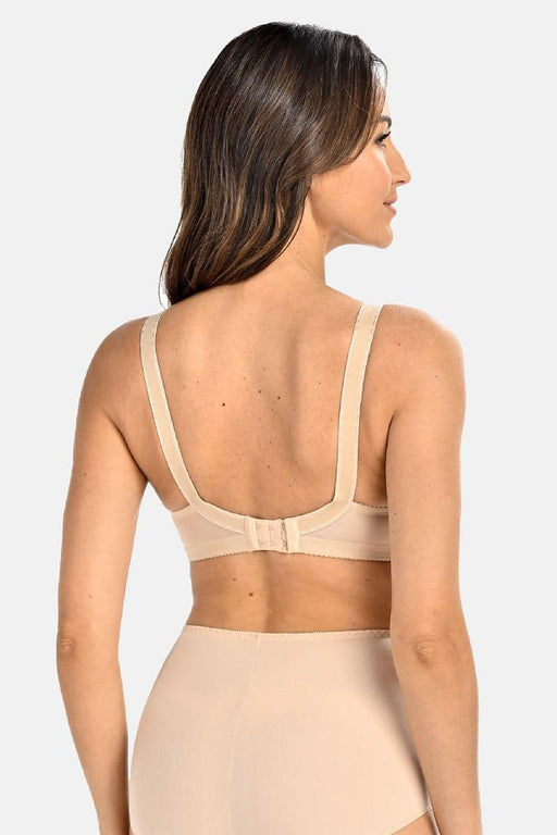 Comfortable Luxe Beige Wireless Bra for Everyday Elegance