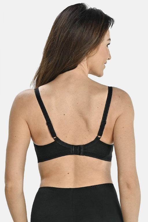 Ultra-Comfort Black Nursing Bra - Seamless and Supportive