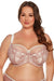 Luxurious Pink Lace Bra with Supreme Support for Curvy Figures