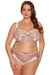 Luxurious Pink Lace Bra with Supreme Support for Curvy Figures