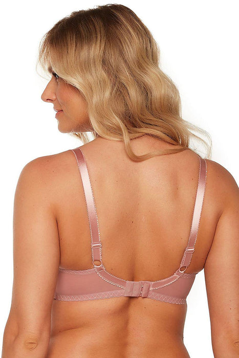 Chic Delicate Pink Clea Semi-Padded Bra with Elegant Modern Touch