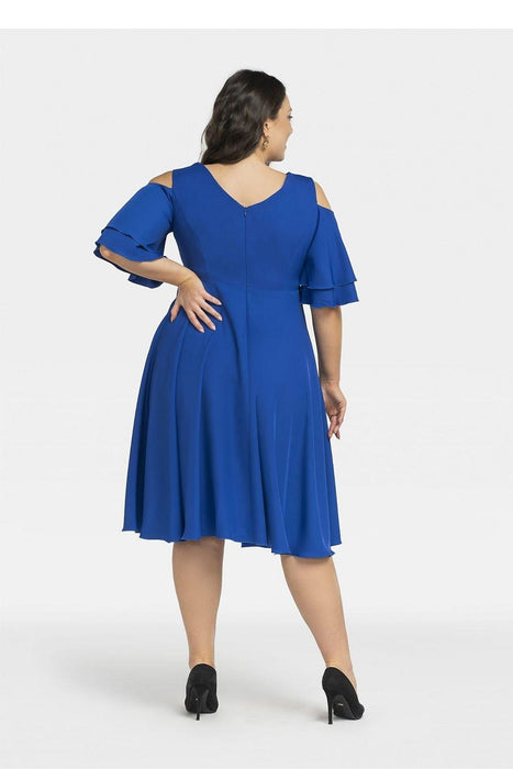 Sophisticated Plus Size Analis Dress for Stylish Events