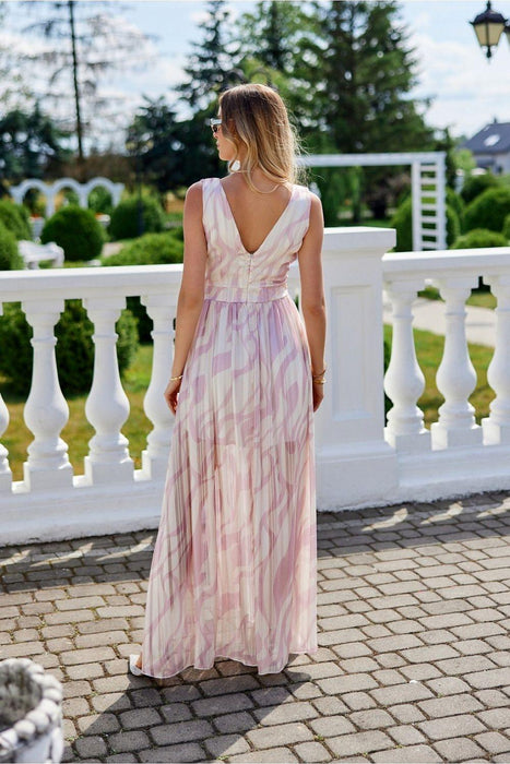 Ethereal Chiffon Maxi Gown - Lorena Skyfall