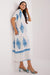 Vibrant Boho Midi Dress for Summer Elegance