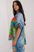 Vibrant Print Short Sleeve Women's Shirt with Contemporary Style