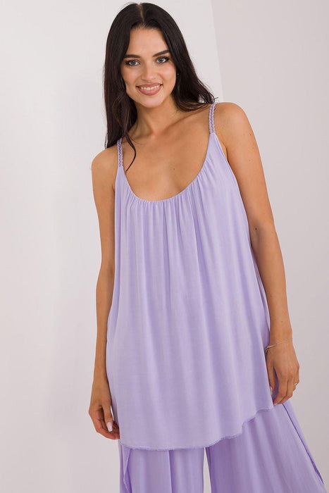 Elegant Summer Strapless Viscose Blouse