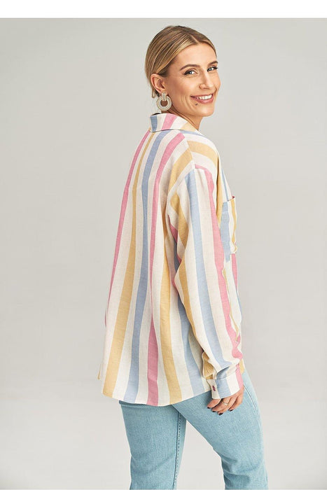 Elegant Asymmetrical Long Sleeve Top