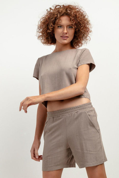 Tessita T402 Lightweight Linen Summer Shorts