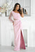 Sparkling Asymmetrical Maxi Gown