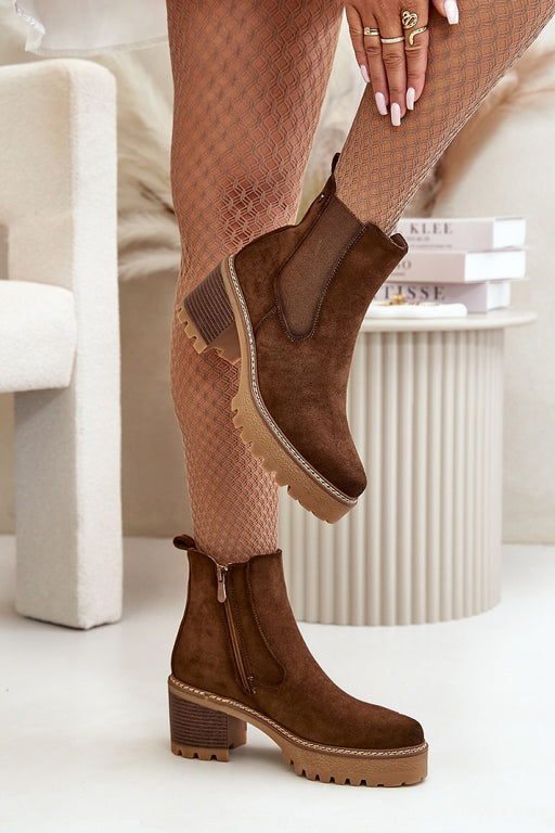 Heel boots model 199293