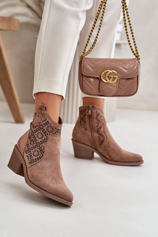 Heel boots model 199414