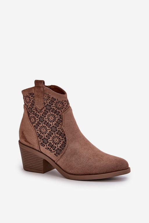 Heel boots model 199414