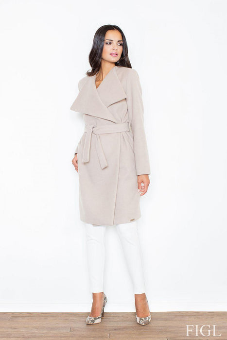 Elegant Oversized Fleece Outerwear with Bold Lapels for Autumn