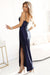 Raspberry Charm: Exquisite Satin Gown by Numoco