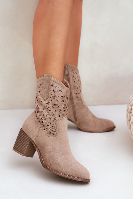 Heel boots model 209415