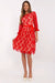 Chic Lace Evening Dress with Adjustable Waist Sash