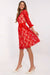 Chic Lace Evening Dress with Adjustable Waist Sash