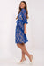 Chic Lace Evening Dress with Adjustable Waist Sash
