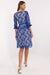 Chic Lace Evening Dress with Adjustable Waist Sash