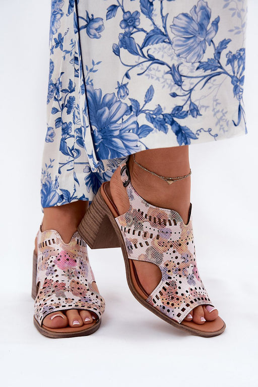 Heel sandals model 211363