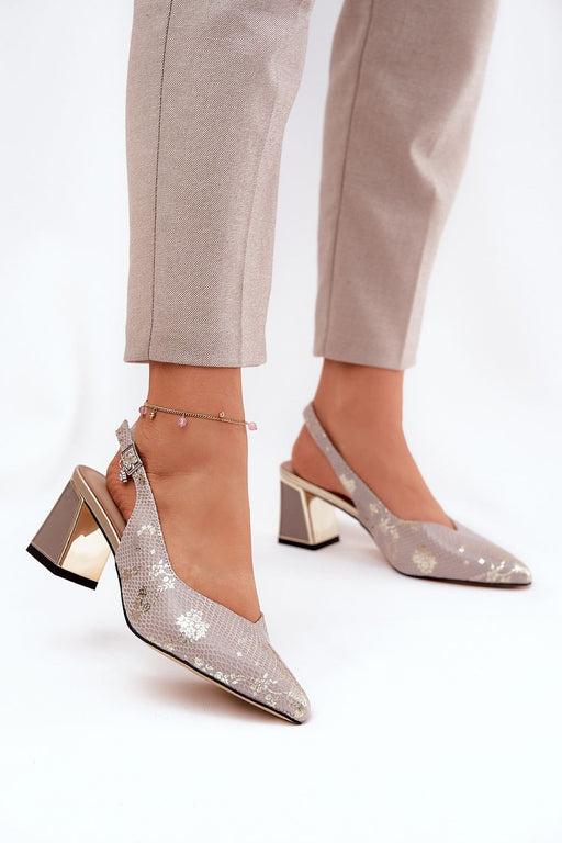 Heel sandals model 211372