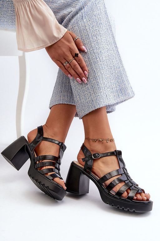 Heel sandals model 211947