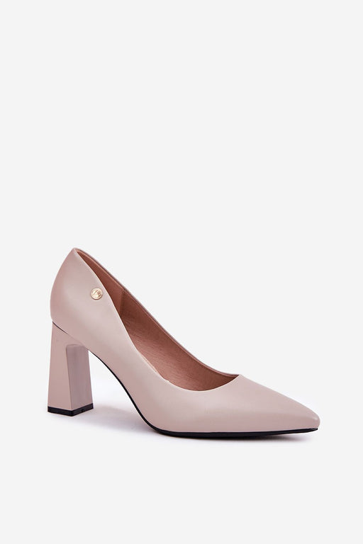 Block heel pumps model 211987